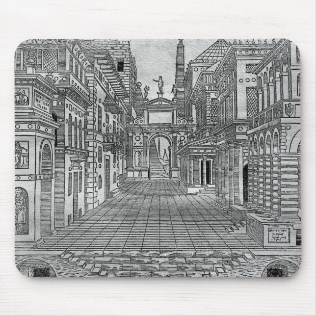 Fastställd design för en tragisk plats musmatta (Framsidan)