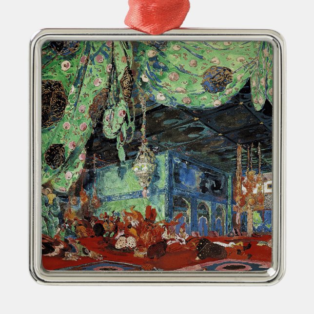 Fastställd design för 'Scheherazade Julgransprydnad Metall (Framsidan)