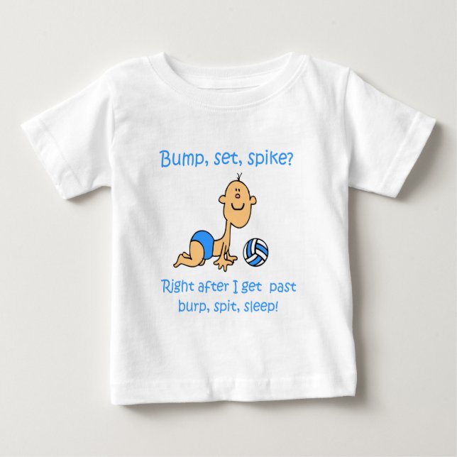 Fastställd spike för VolleyChick bula Tee Shirt (Framsida)
