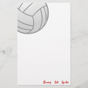 Fastställd spikevolleyboll för bula brevpapper