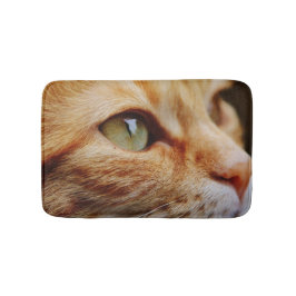 Fastställt Ansikte för en Ginger Cat Badrumsmatta