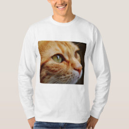 Fastställt Ansikte för en Ginger Cat T Shirt