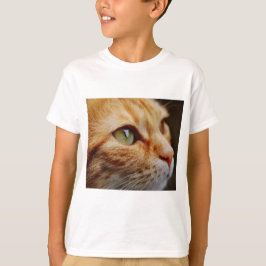 Fastställt Ansikte för en Ginger Cat T Shirt