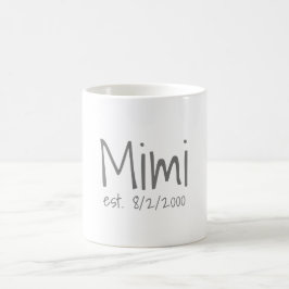 Fastställt MIMI-datum Kaffemugg