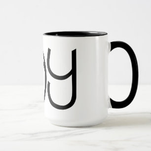 Fästsvart Mugg