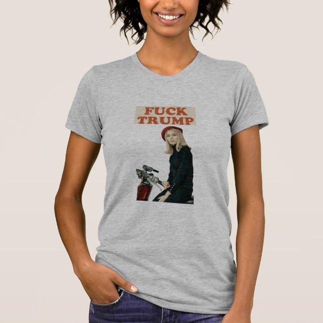 Fästtrumpsugn grått t shirt (Framsida)