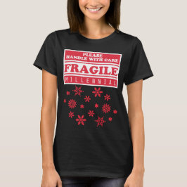 Fästvänlig Millenniehantering, hantera omsorgsfull Tee Shirt