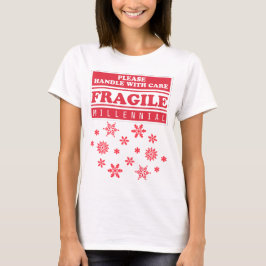 Fästvänlig Millenniehantering, hantera omsorgsfull Tee Shirt