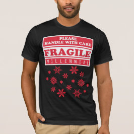 Fästvänlig Millenniehantering, hantera omsorgsfull Tee Shirt