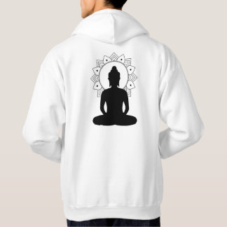 Fästvänlig ungdomshus med inspirationstext hoodie