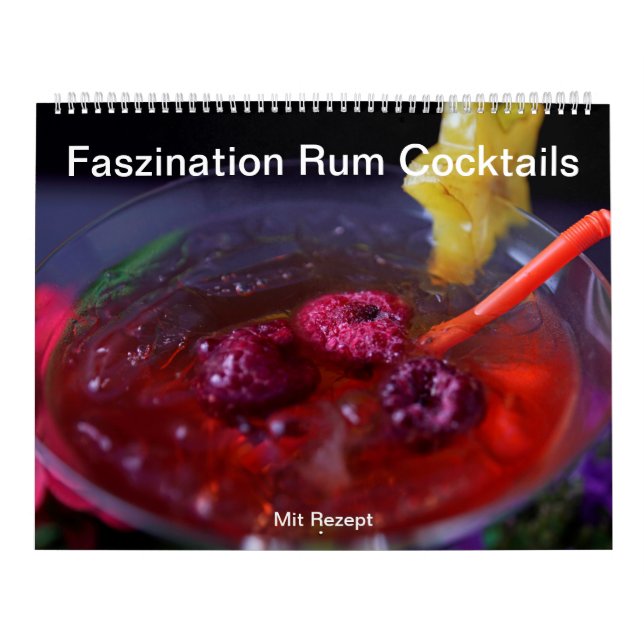 Faszination Rum Cocktails Kalender (Omslag)