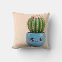 Fat Cactus Mysig Inomhus Väggkudde