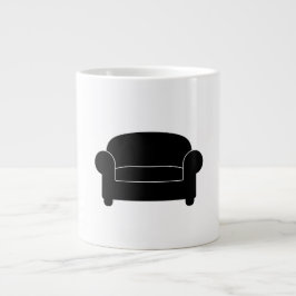 Fat Furniture Silhouette Comfort Luxury Design Jumbo Mugg