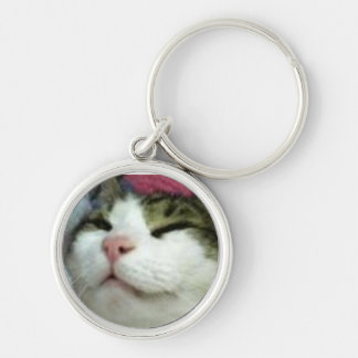 FATBOY BABUSHKA KEYCHAIN RUND SILVERFÄRGAD NYCKELRING