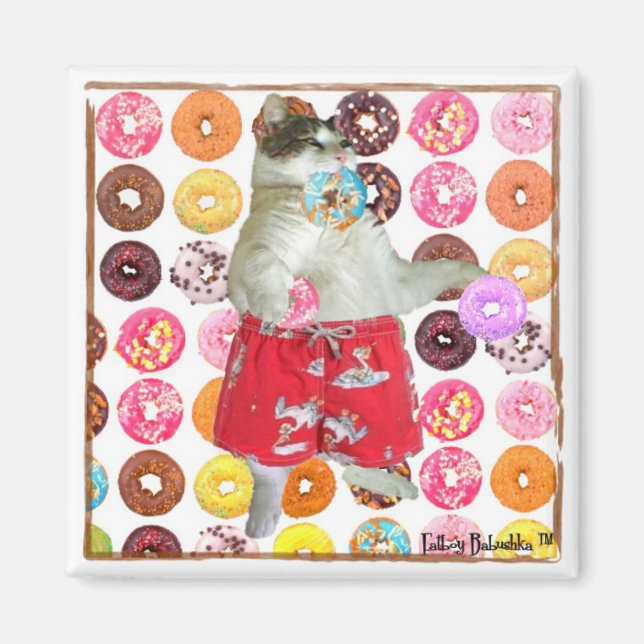 FATBOY DONUT MAGNET (SQUARE) (Framsidan)
