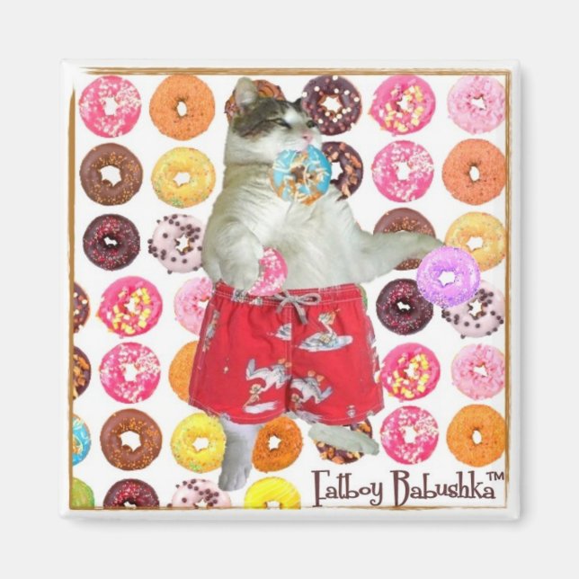 FATBOY DONUT MAGNET (SQUARE) (Framsidan)