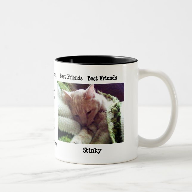 Fatboy och Stinky "bästa vän" mugg (Höger)
