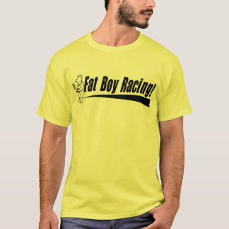 Fatboy tävlings- grundläggande gult T T-shirt