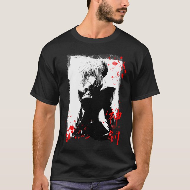 Fate - Saber Essential T-Shirt (Framsida)