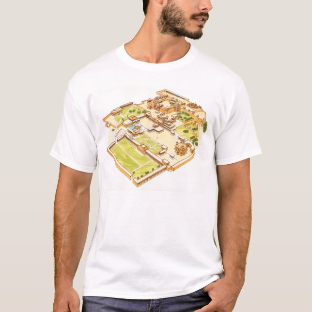 Fatehpur Sikri. Adra. Indien T Shirt (Framsida)