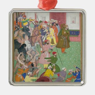 Fatepur Sikiri, 1573: Hasain Quli Khan-l Jahan pre Julgransprydnad Metall