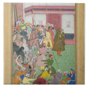 Fatepur Sikiri, 1573: Hasain Quli Khan-l Jahan pre Kakelplatta