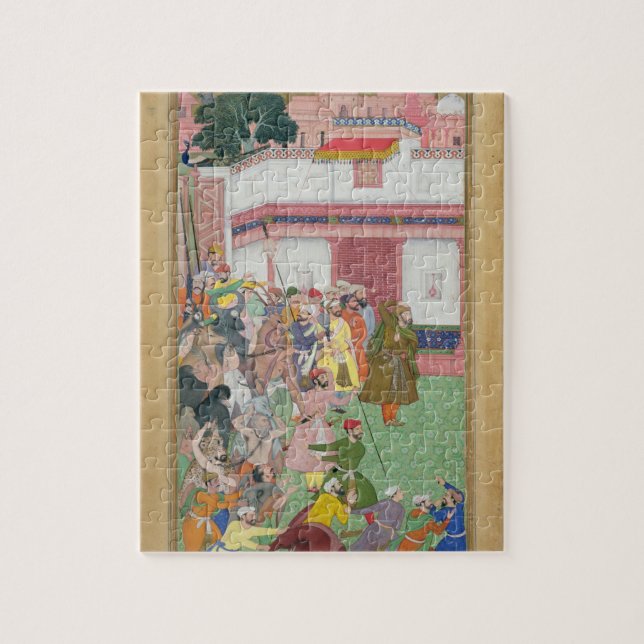 Fatepur Sikiri, 1573: Hasain Quli Khan-l Jahan pre Pussel (Vertikal)