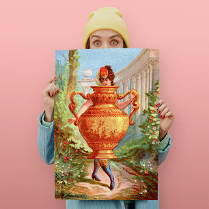 Fatetällarens gyllene amforakonsttryck poster