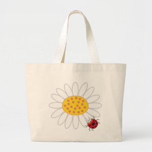 fatfatin Daisy & Ladybug Roligt Cute Tote Bag Jumbo Tygkasse