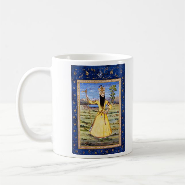 Fath Ali Fatali schahQajar kung Kaffemugg (Vänster)