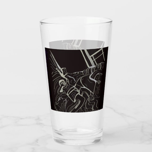 Father and Son Glass Cup Glaskopp (Baksida)