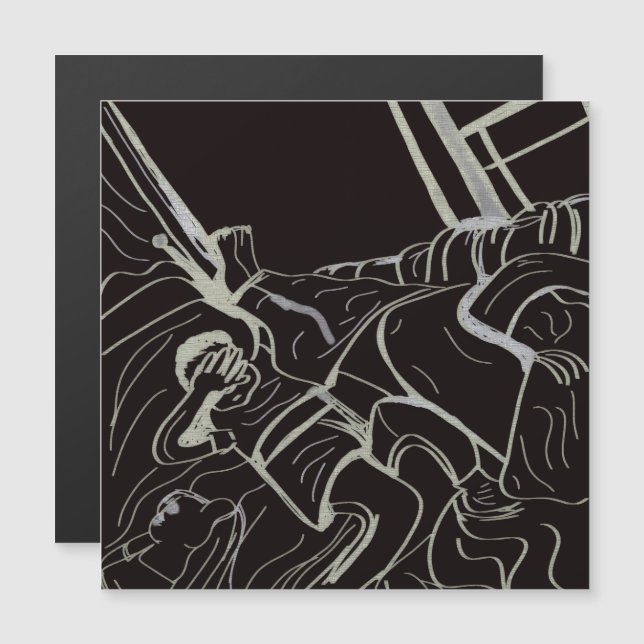 Father and Son Magnetic Card (Fram/baksida)