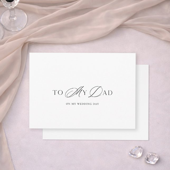 Father of the Bride Thank You Card Inbjudningar (Skapare uppladdad)