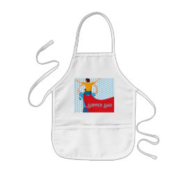 Father’s Day Gift for Supper Dad Apron Barnförkläde