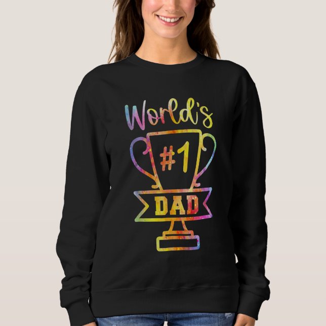 Father s Day Number 1 Dad No 1 Father Appreciation T Shirt (Framsida)