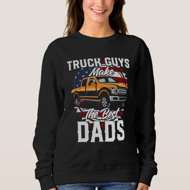 Father s Day Truck Guy Modern Full Size Pickup Tru T Shirt (Framsida)