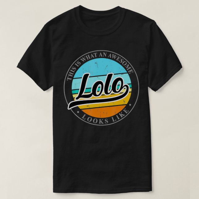 Father's Day Birthday gift for Lolo Filipino Pinoy T Shirt (Design framsida)