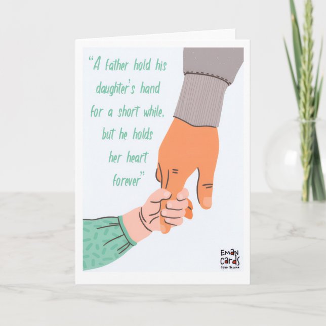 Father's Day - by a daughter Kort (Framsida)