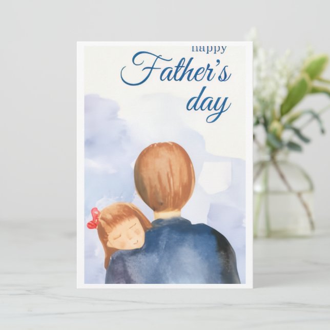 Father's Day Card Julkort (Stående Fram)