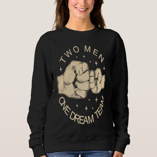 Father's Day  Dad and Son  Family Dad T Shirt (Framsida)