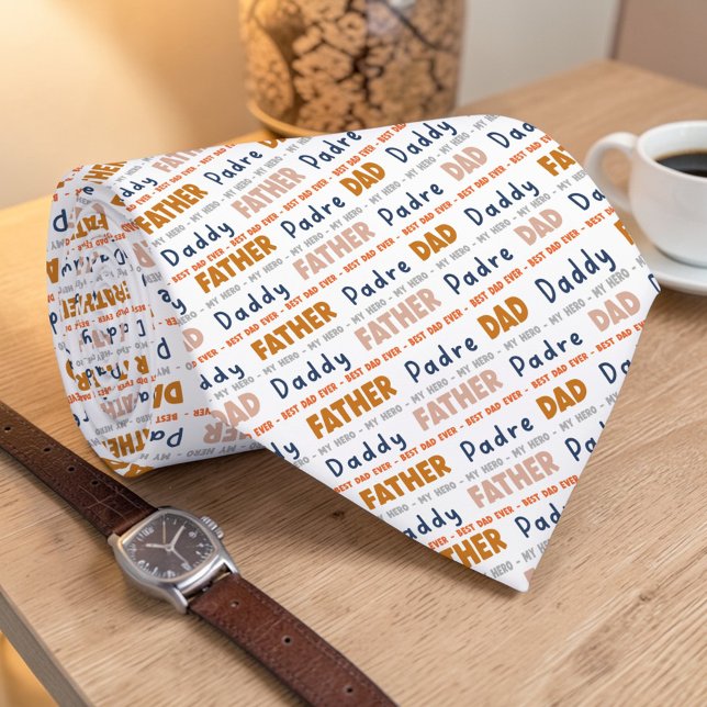 Father's Day Dad Custom Necktie Tie Slips (Skapare uppladdad)