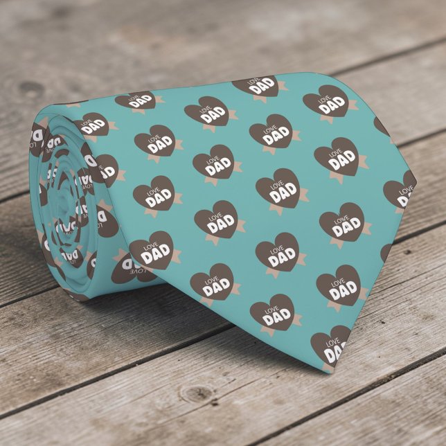 Father's Day Dad Pattern Necktie Tie Slips (Skapare uppladdad)