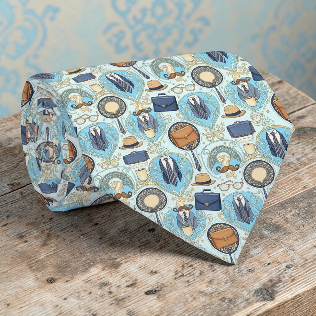 Father's Day Dapper Dad Pattern Necktie Tie Slips (Skapare uppladdad)