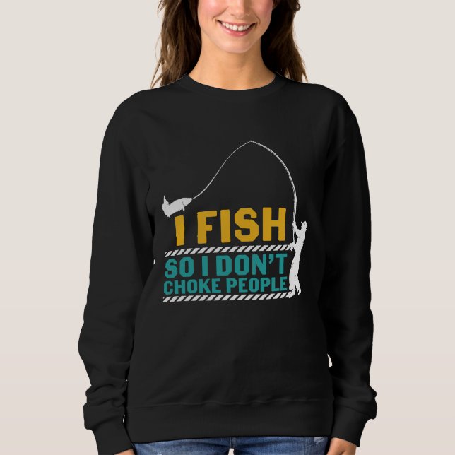 Father's Day Fishing Fisherman I Fish Rod T Shirt (Framsida)