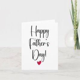 Father's Day Folded Greeting Card Kort
