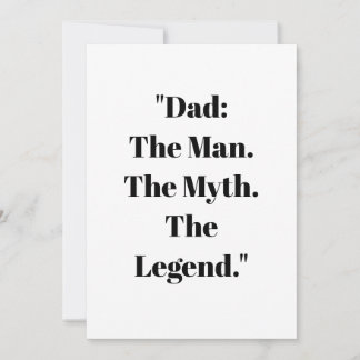 Father's Day Gift Card Kort