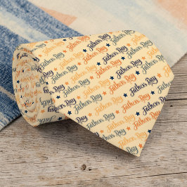 Father's Day Gift for Dad Pattern Necktie Tie Slips