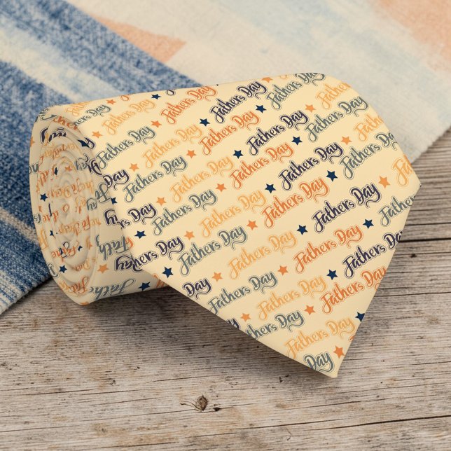 Father's Day Gift for Dad Pattern Necktie Tie Slips (Skapare uppladdad)