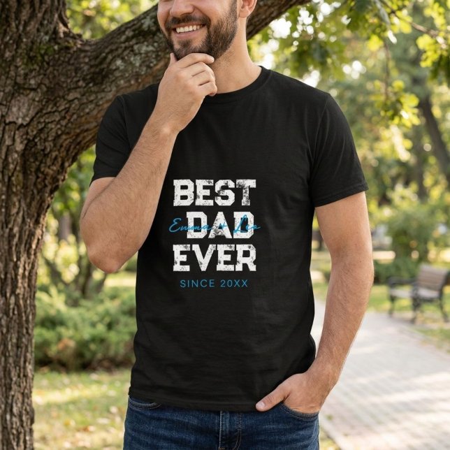 Father's Day Gift T-Shirt Best Dad Ever Gift  (Skapare uppladdad)