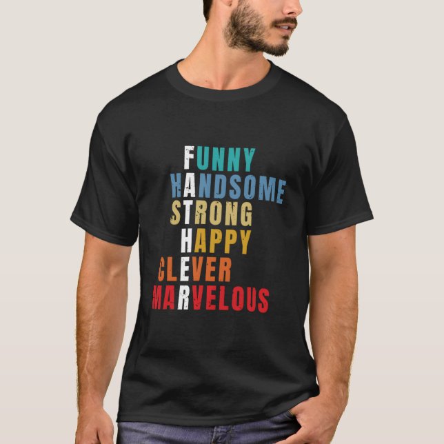 Fathers Day Loving T Shirt (Framsida)